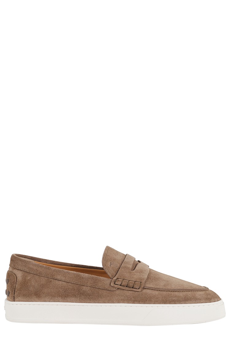 Tod's Torba Slip-on Loafers In Brown