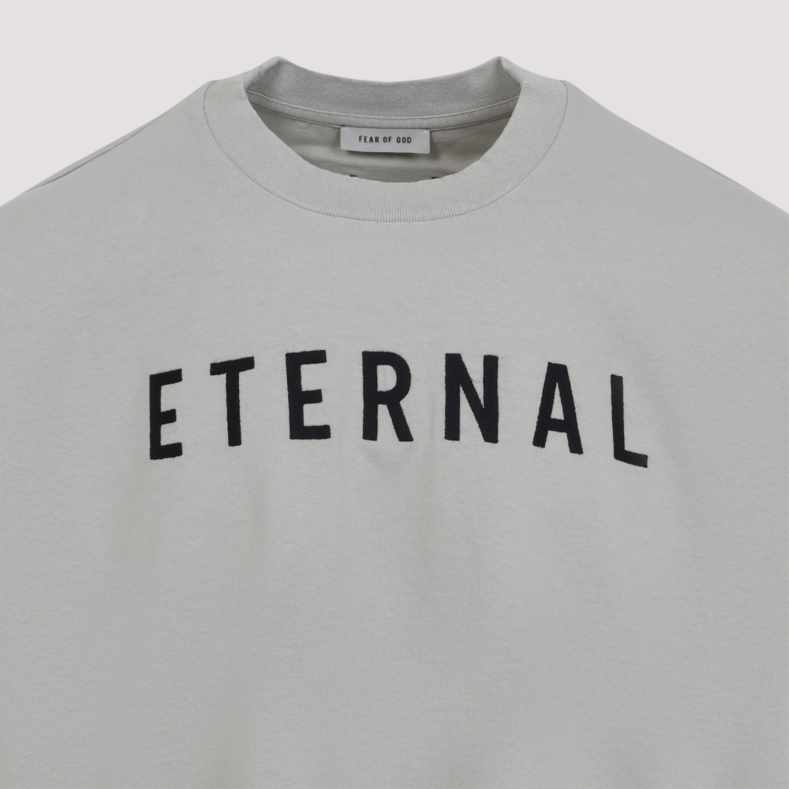 Fear Of God Dove Grey Cotton Eternal Long Sleeve Tee In Grey