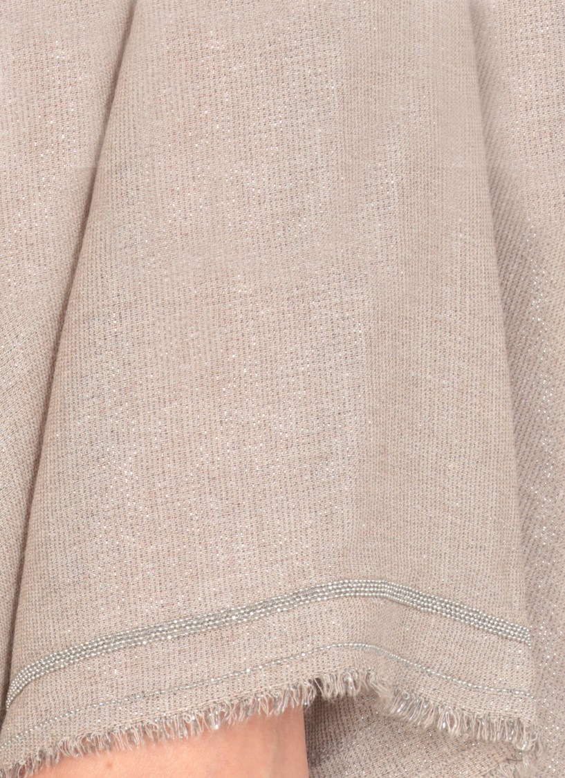 Shop Fabiana Filippi Grey Viscose Cape