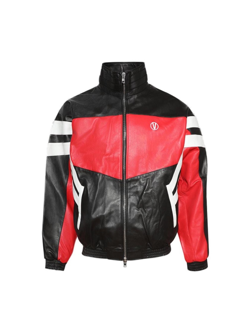 Vetements Tracksuit Jacket Black And Red In Black
