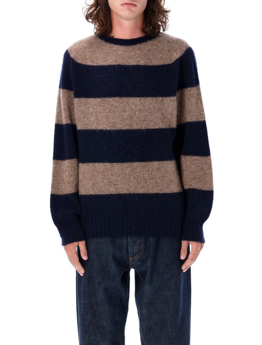 Ymc You Must Create Ymc Stripes Shetland Sweater