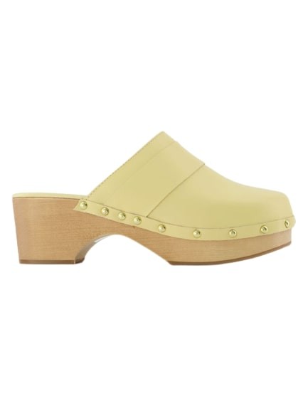 【関税込み】Bibi Slides - Aeyde - Butter - Leather Aeydē Bibi Slides - Butter - Leather Mule | THE LIST