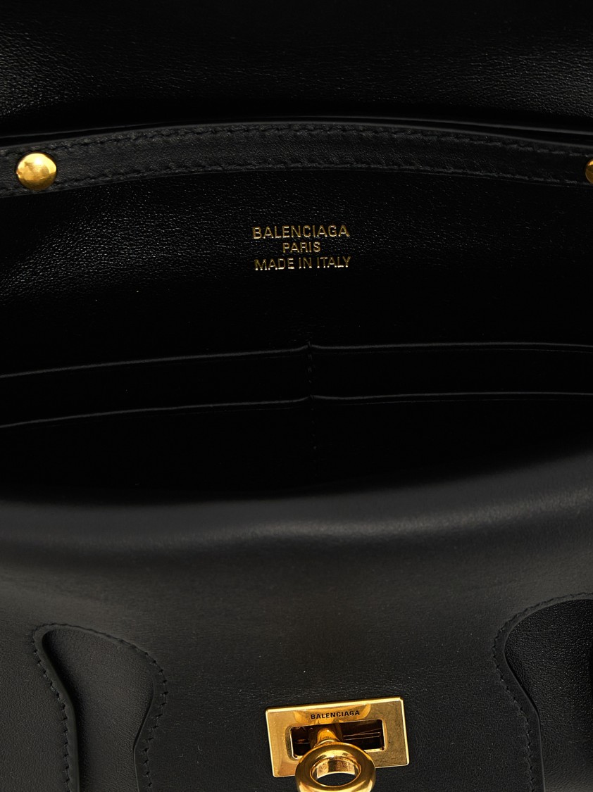 Balenciaga 'bel Air' Clutch In Black
