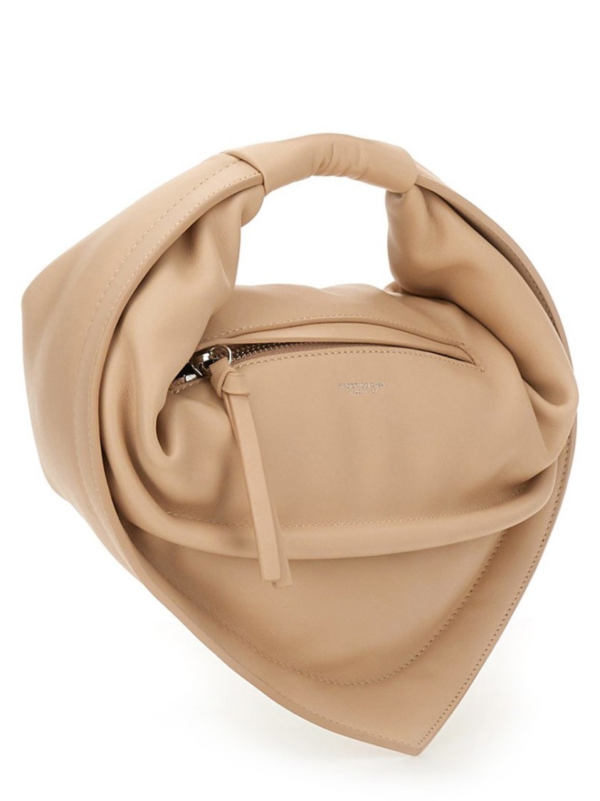 Federico Cina Midi "cupcake" Bag In Neutrals