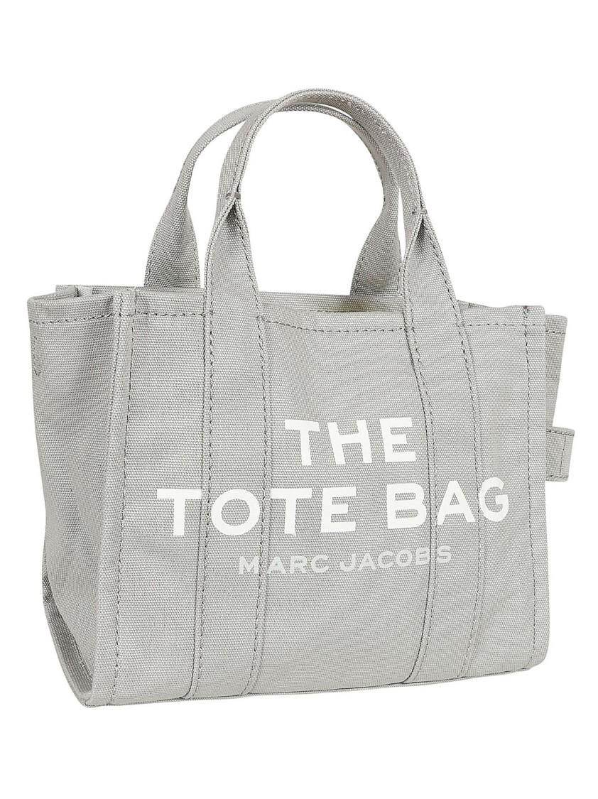 MARC JACOBS MARC JACOBS COTTON CANVAS SMALL TOTE WITH ADJUSTABLE SHOULDER STRAP