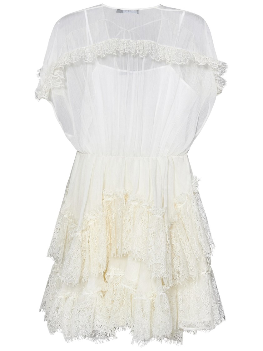 Amen Mini Dress With Tiered Skirt