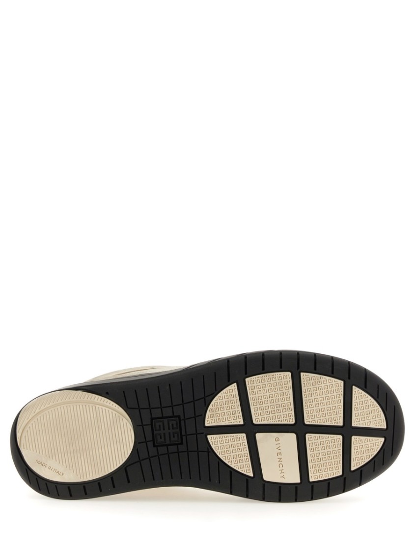 Givenchy Fabric And Leather Sneakers With Intentional Dirties