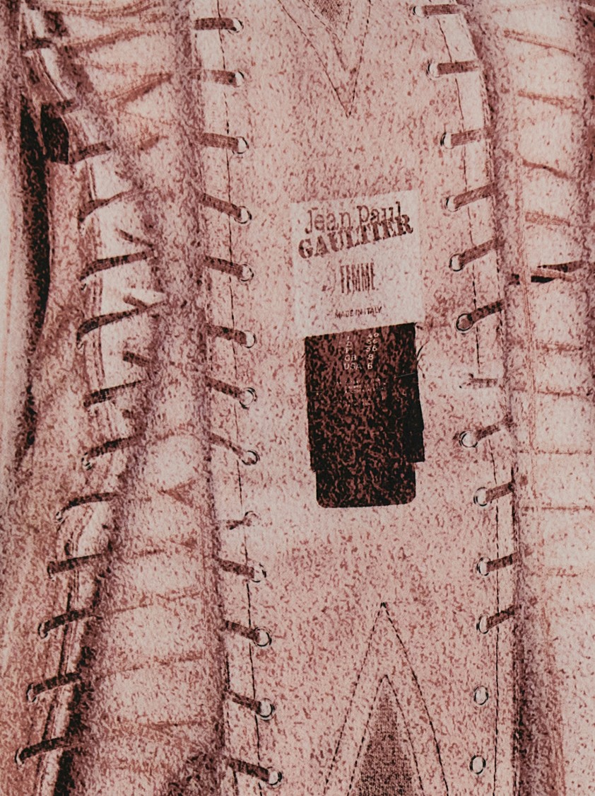 Jean Paul Gaultier 'the Draped Trompe-l'œil Corset' Dress