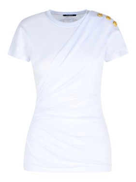 Balma Cotton T-Shirt Printed T-Shirts in White | THE LIST