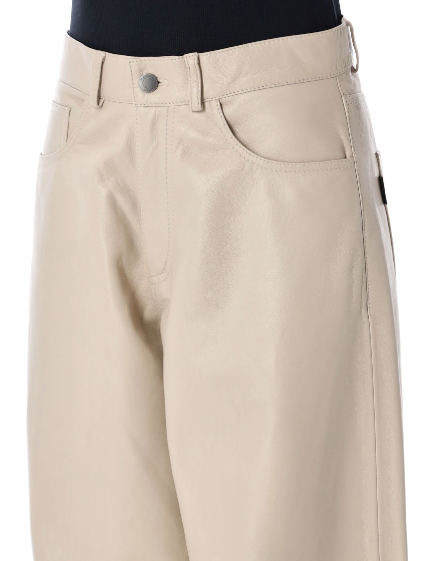 Haikure Bethany Leather Pants In Neutral