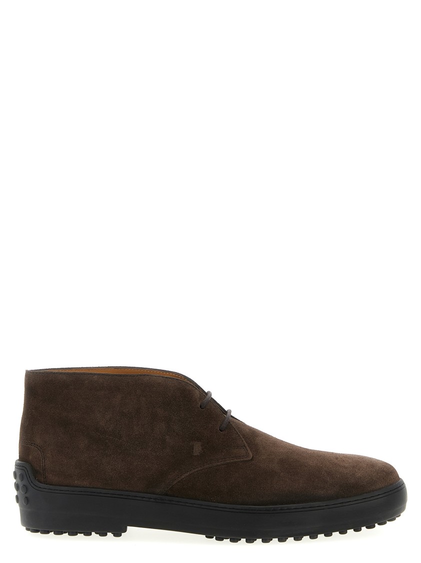 Tod's 'winter' Ankle Boots In Black