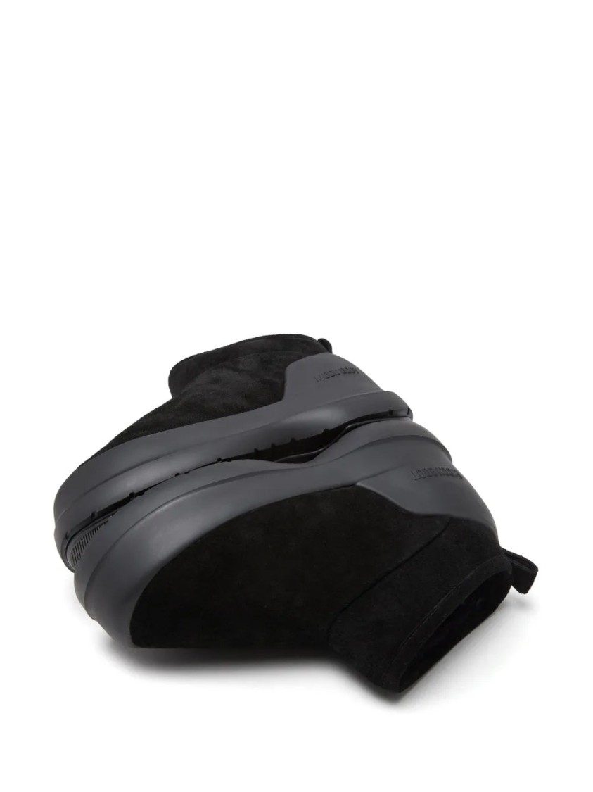Moon Boot Mb Luna Low Boot Suede Boots In Black