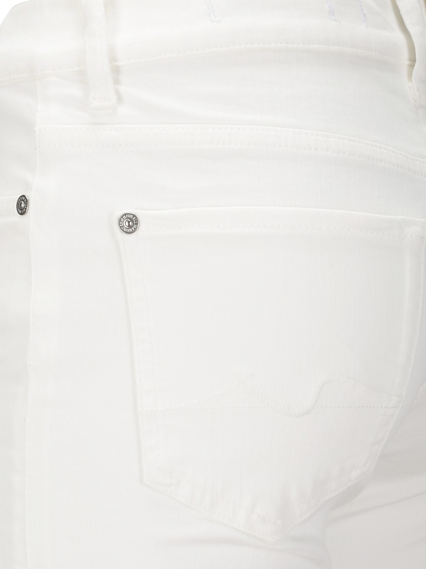 7 For All Mankind Bootcut Jeans In White