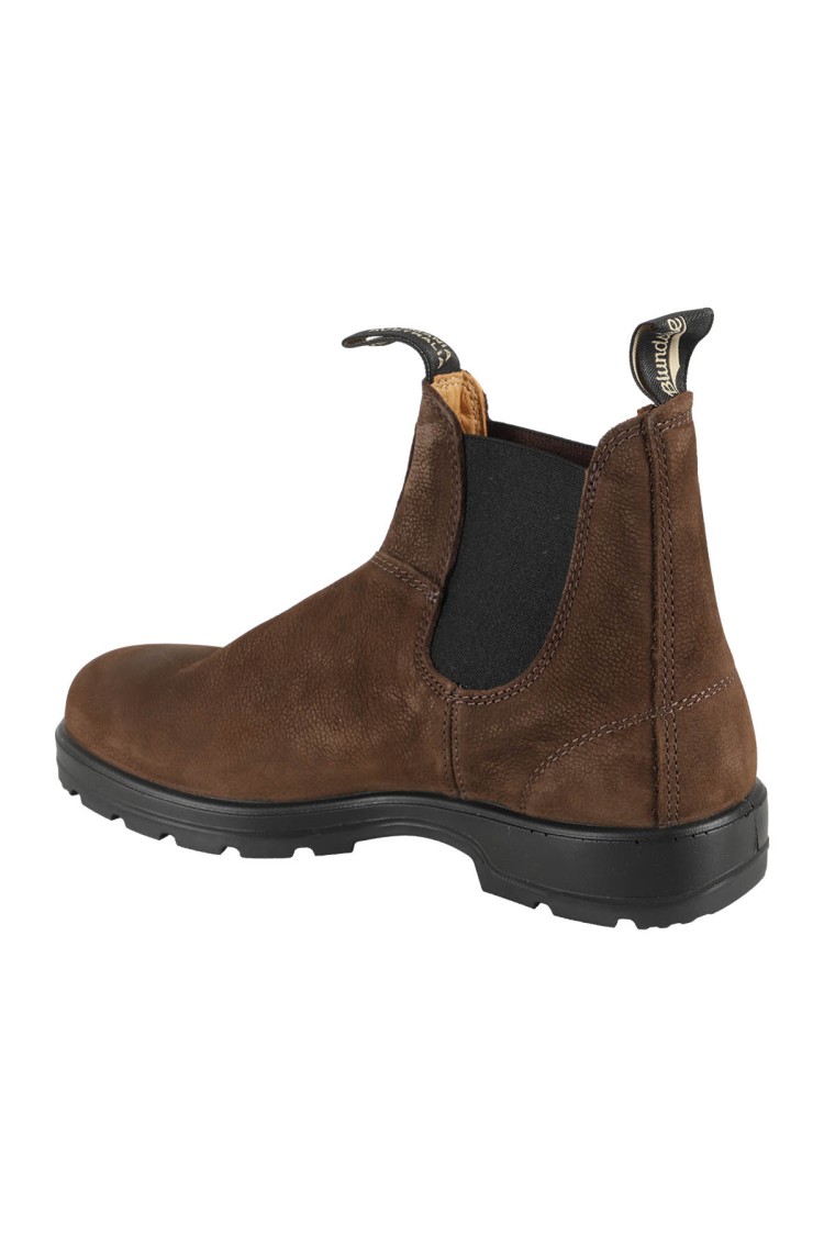 Blundstone Water-repellent Suede Ankle Boot In Dark Olive In Brown