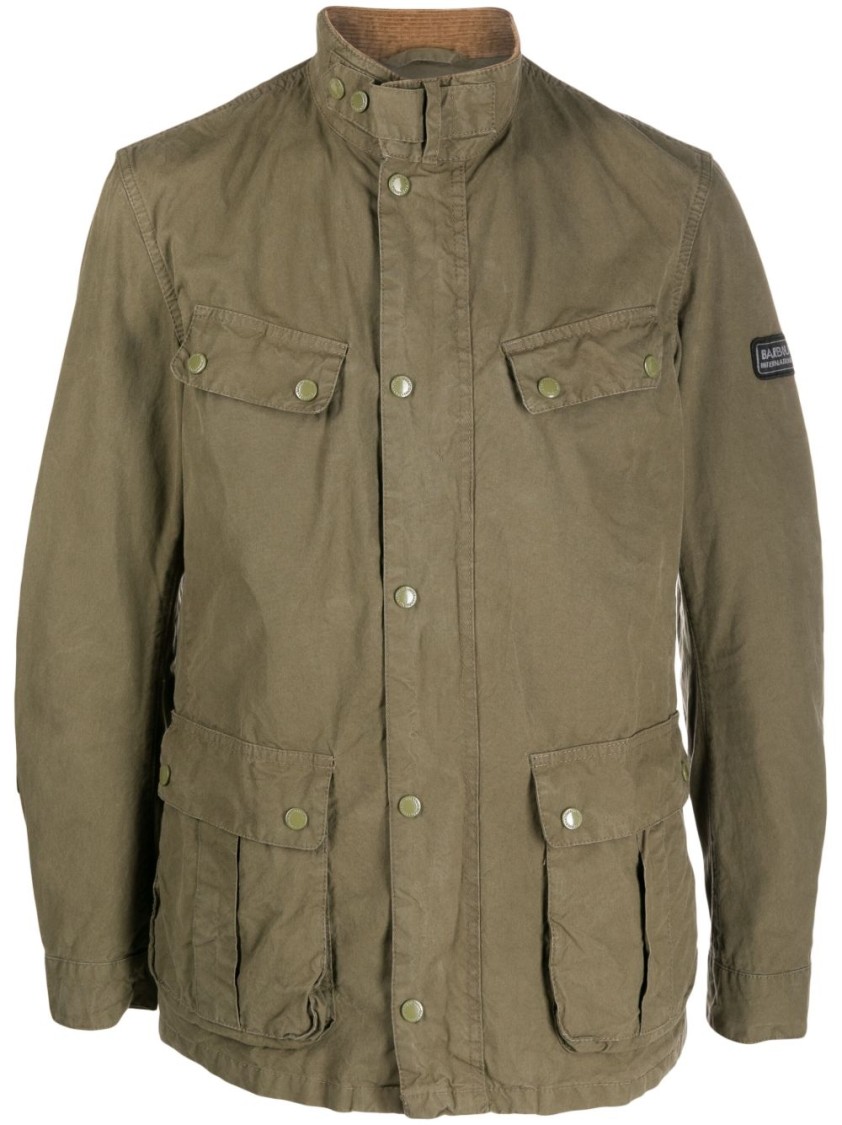 Shop Barbour Summer Wash Duke Jacket In Green