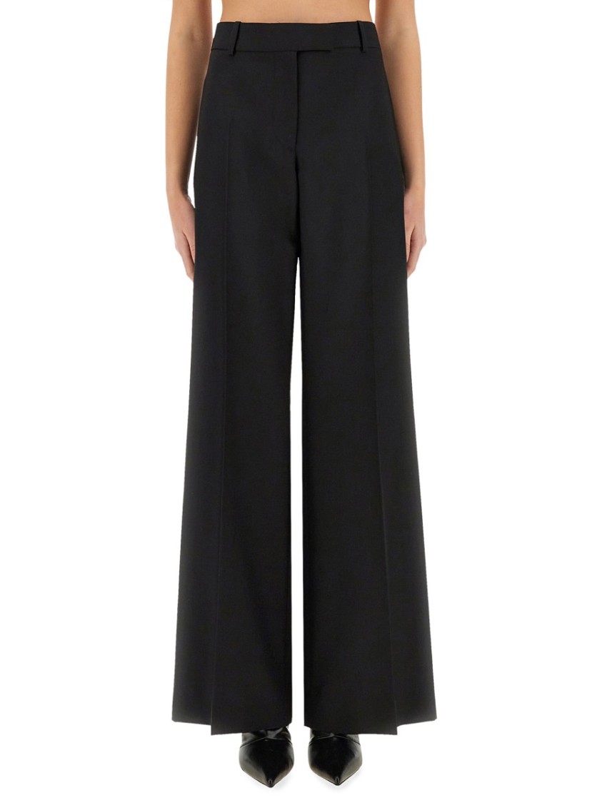 Shop Alexander Mcqueen Pants With Side Stripes In Black