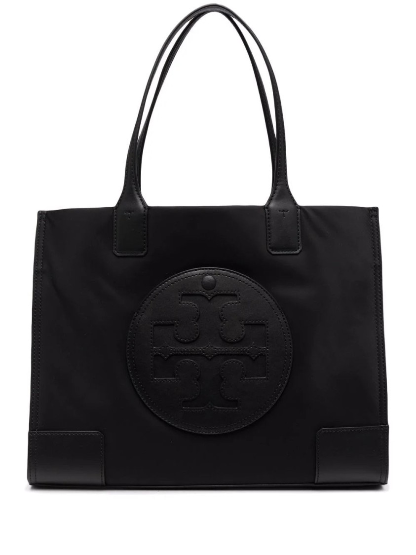Tory Burch Ella Small Tote Bag In Black