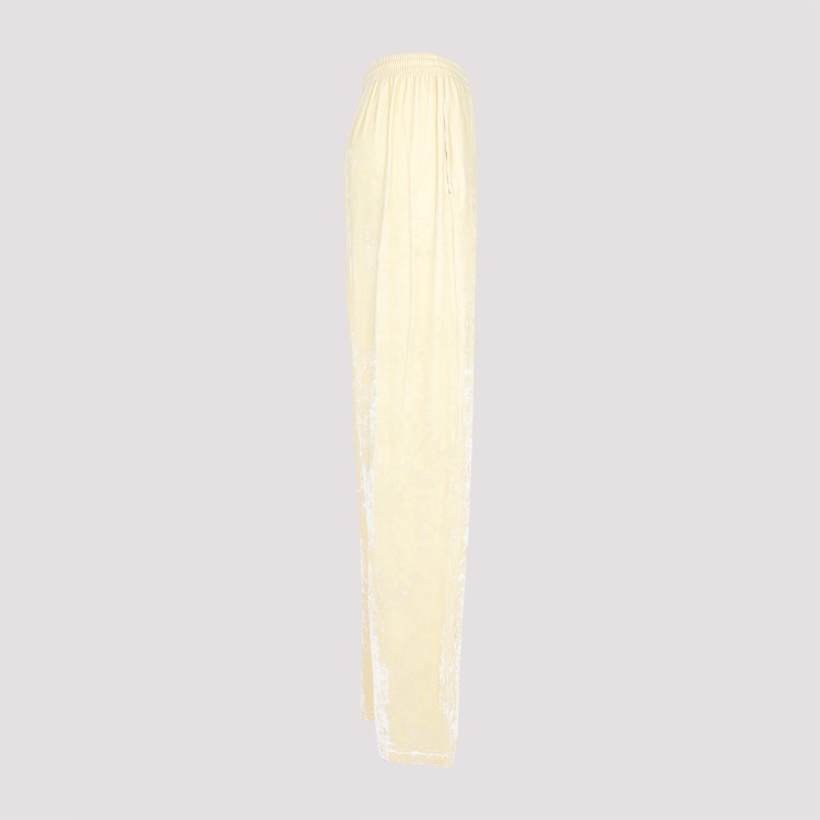Balenciaga Baggy Cream Viscose Pants Wide | THE LIST