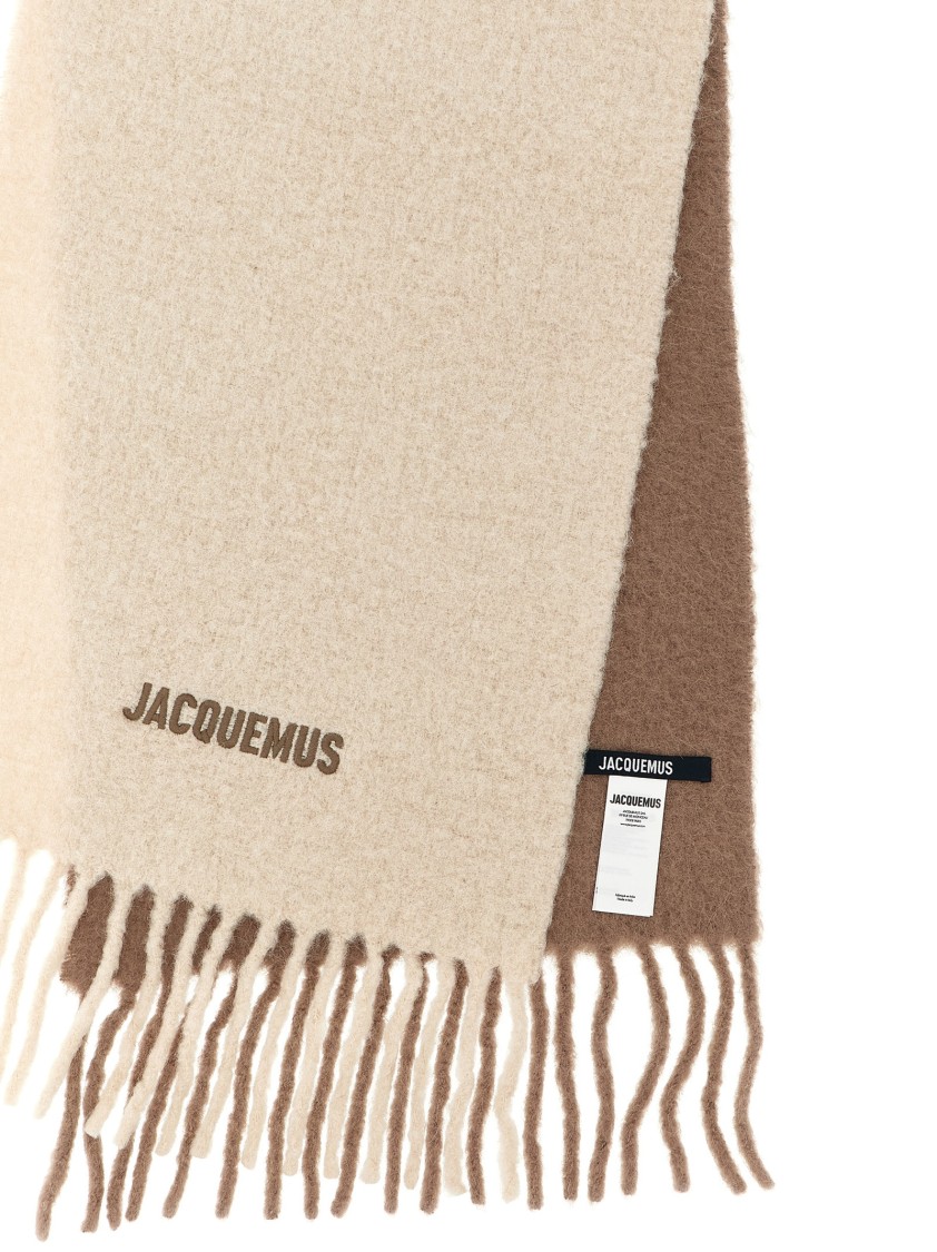 Jacquemus Beige Lecharpe Moisson Scarf In Neutral