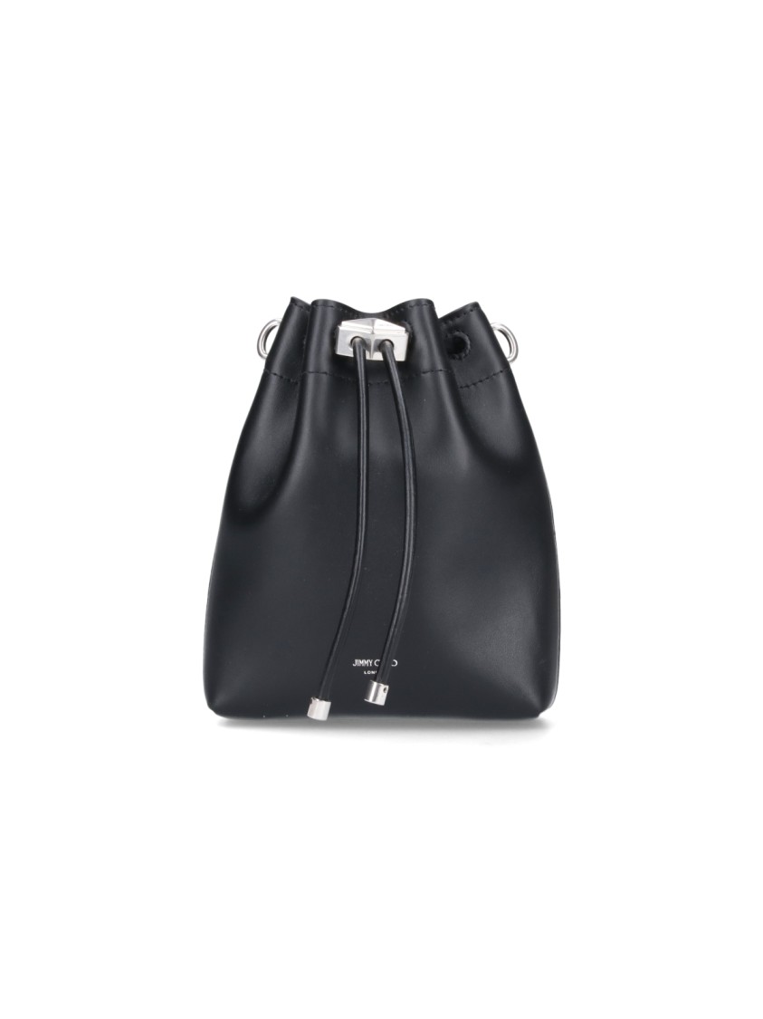 Jimmy Choo "Bon Bon" Bucket Bag  Black