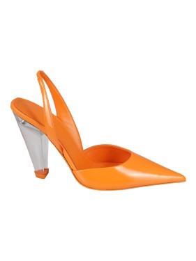 サンダル・ミュール 3Juin Orange Leather Sandal 3Juin Orange Leather Sandal Sandals in Orange | THE LIST