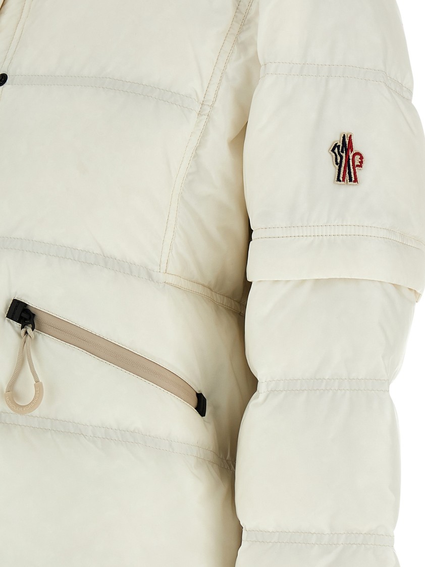 Moncler Grenoble Women 'mauduit' 2-in-1 Down Jacket In Neutral