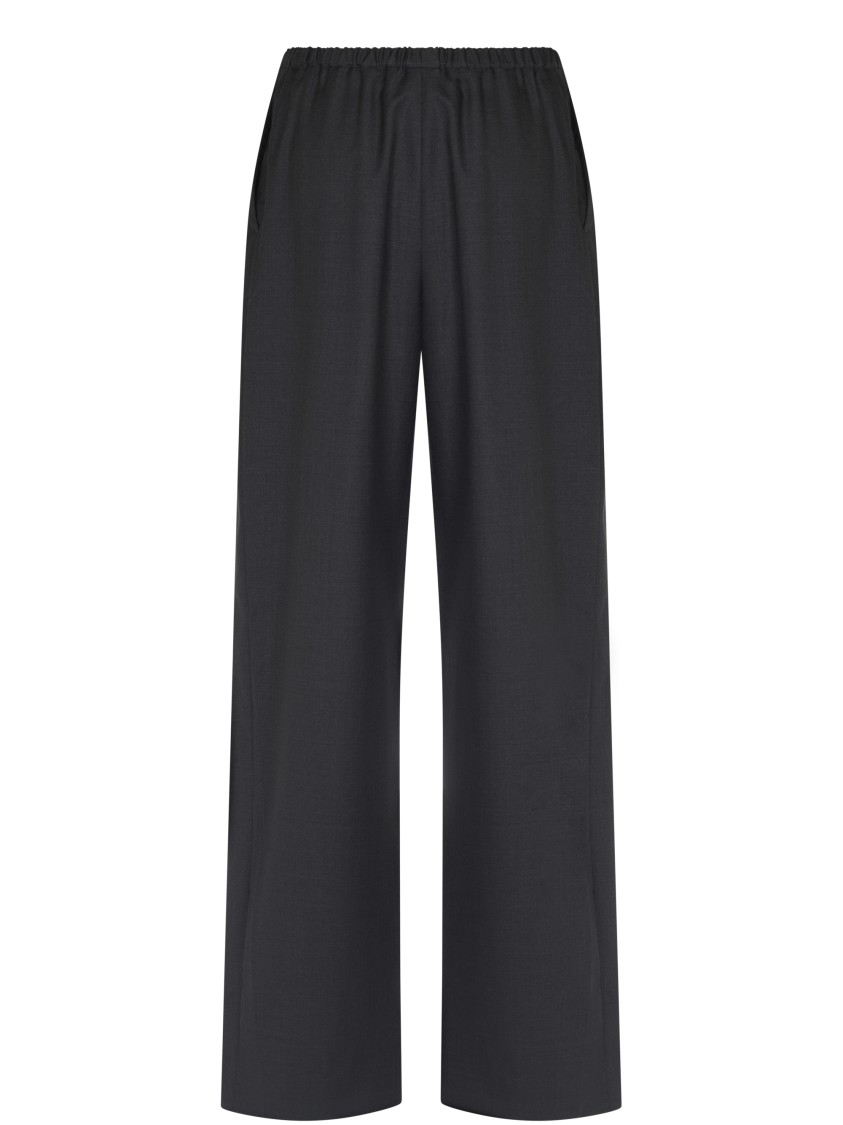 Loulou Studio Wide-leg Trousers With High Waist In Black