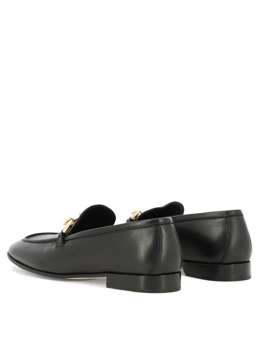 Jimmy Choo "diamond Tilda" Loafers In Black