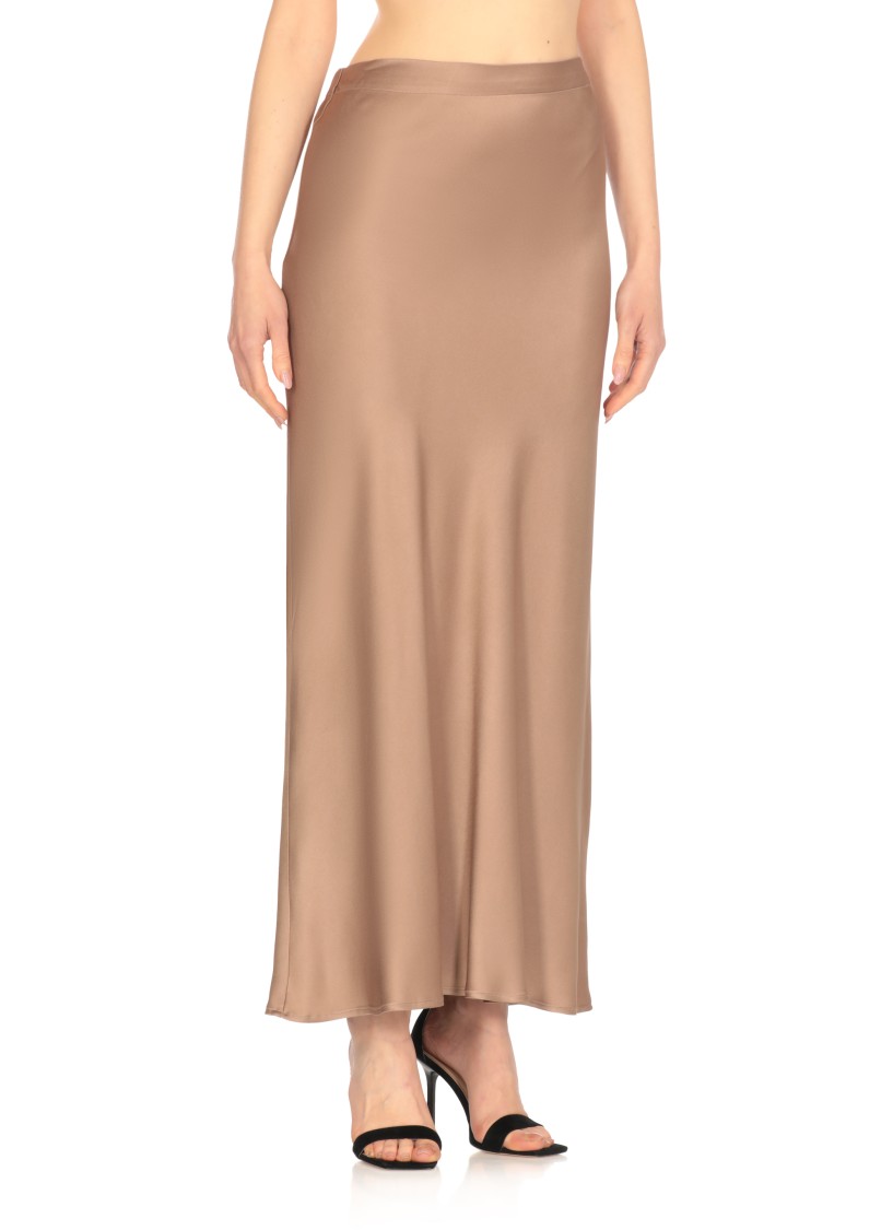 Shop Antonelli Flowing Brown Midi Skirt