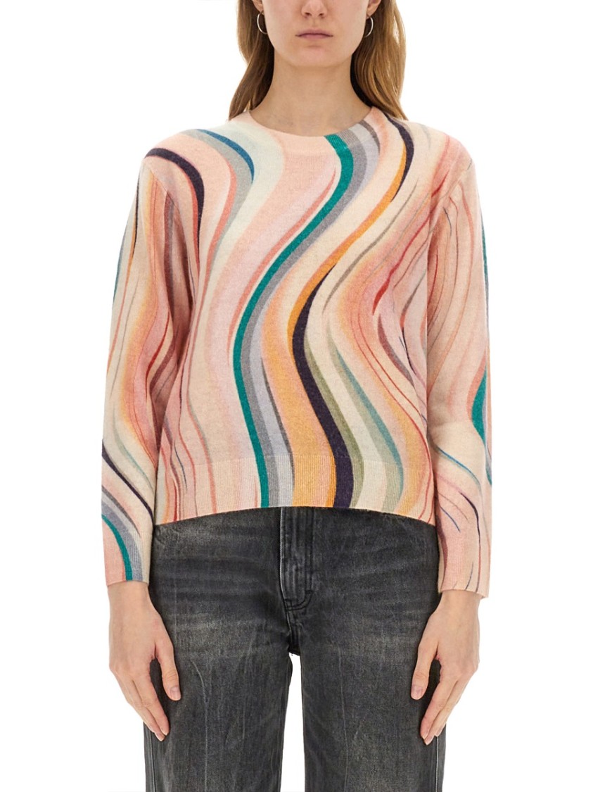 Ps By Paul Smith Ps Paul Smith Shirt With Silk Finish In Multicolor
