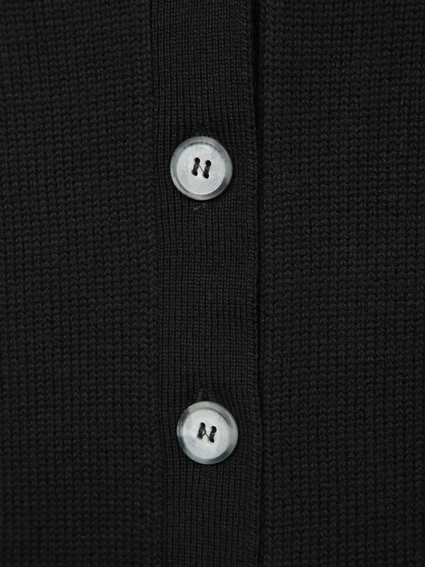 BLANCA VITA BLANCA VITA CLASSIC V-NECK CASHMERE CARDIGAN 