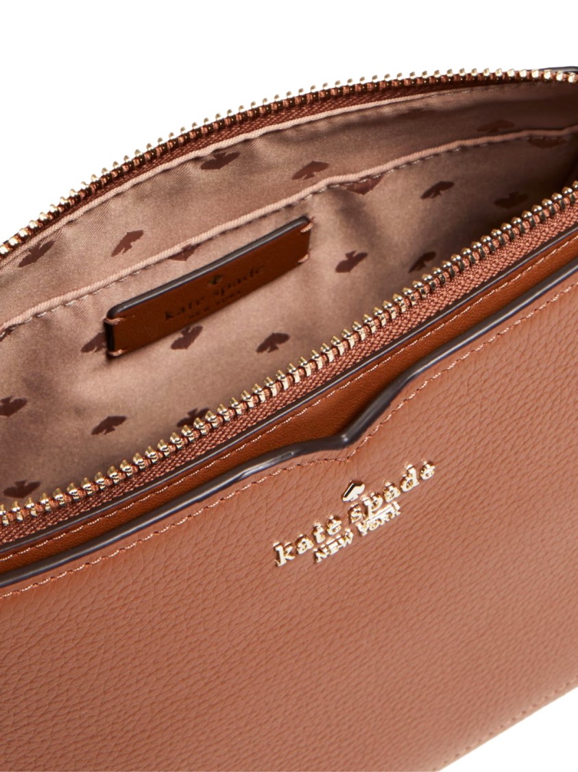 Kate Spade Harlow Pebbled Leather Crossbody Bag In Orange
