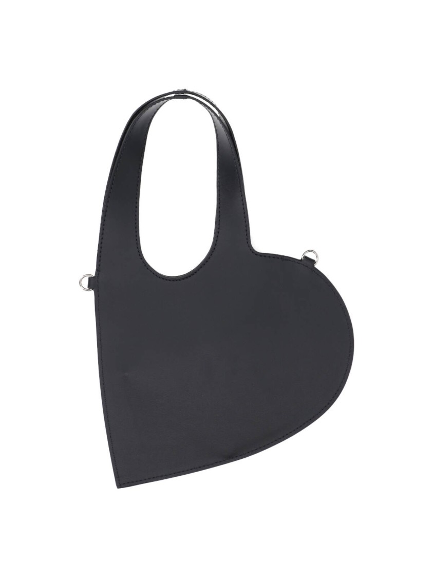 Coperni Heart Shape Top Handle Shoulder Bag In Blue