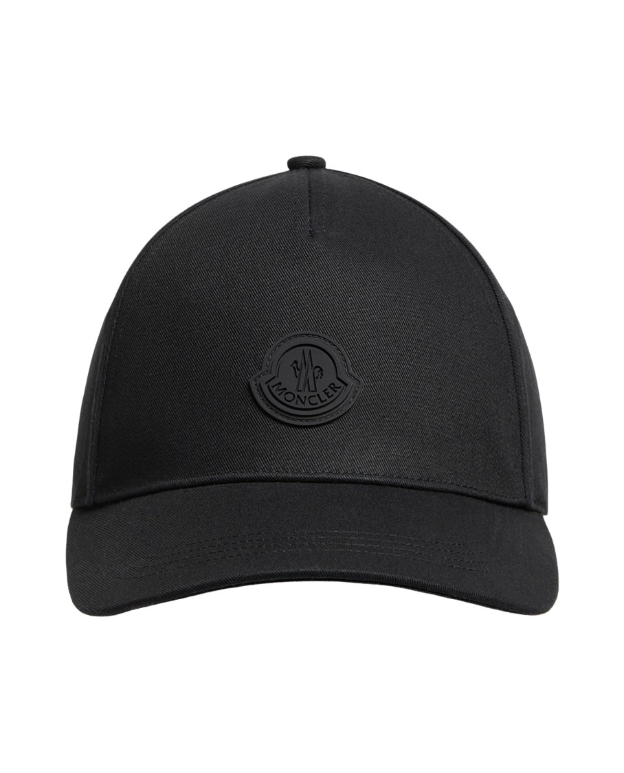 Shop Moncler Black Baseball Cap