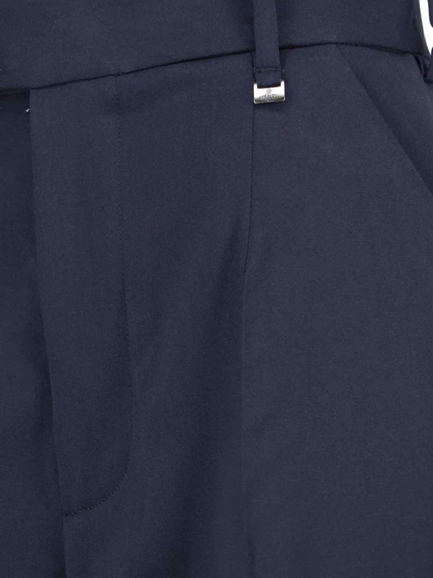 Vivienne Westwood Lauren Wide-leg Tailored Trousers In Blue