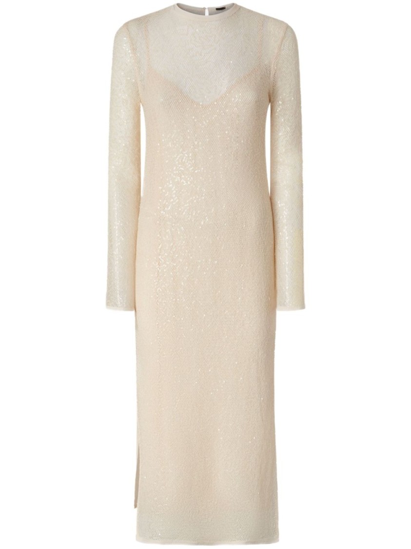 Pinko Midi Dress With Rear Teardrop Fastening