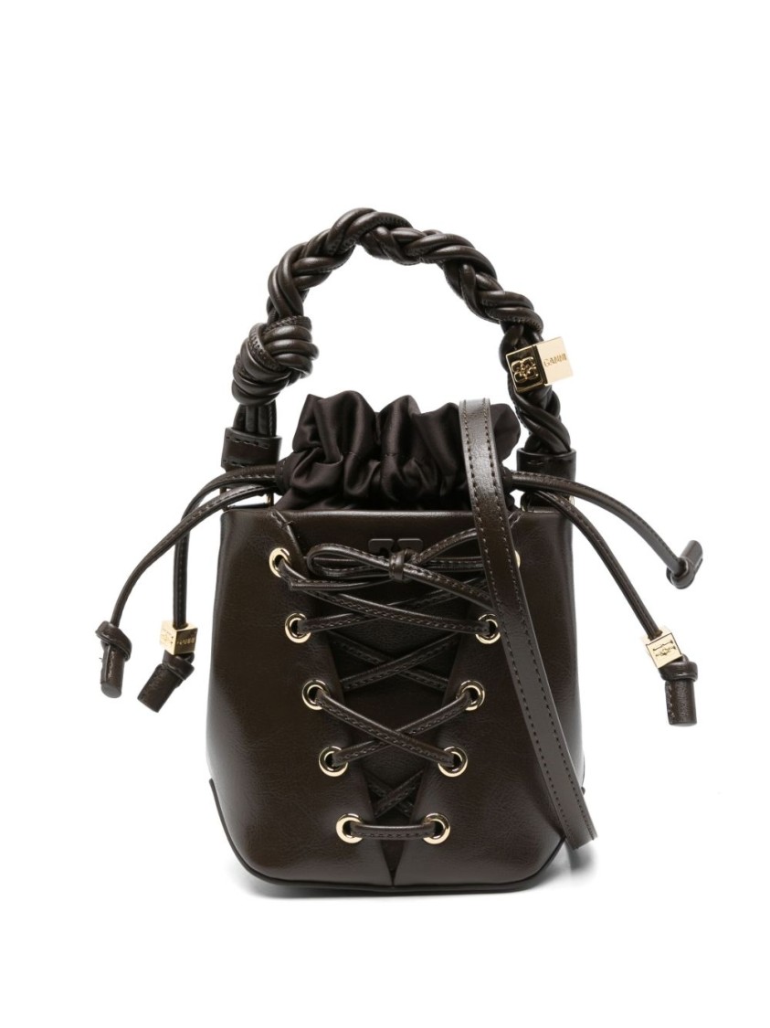 Ganni Braided Handle Handbag
