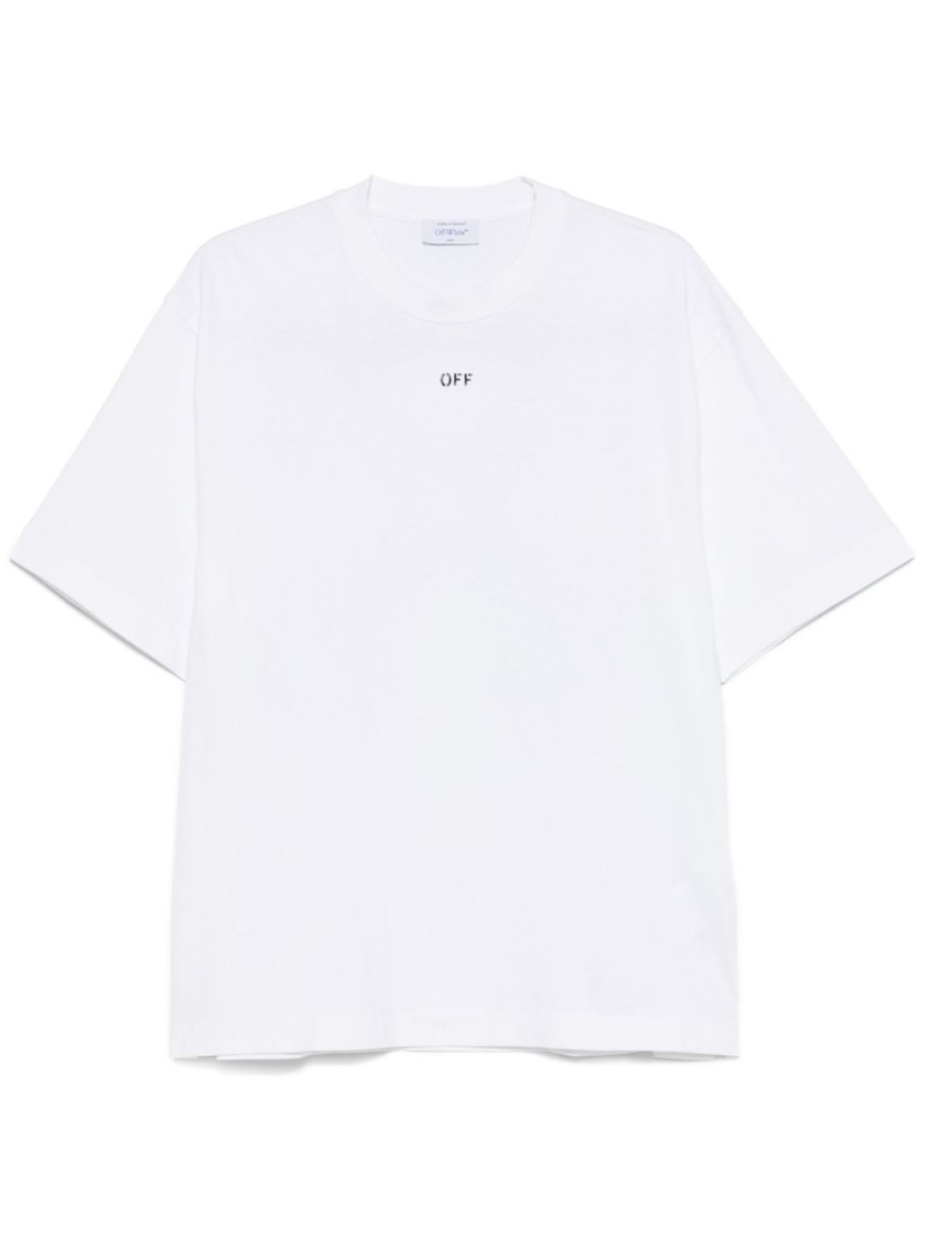 Off-white Vibe Arrow Graphic Tee With Intersecting Arrows