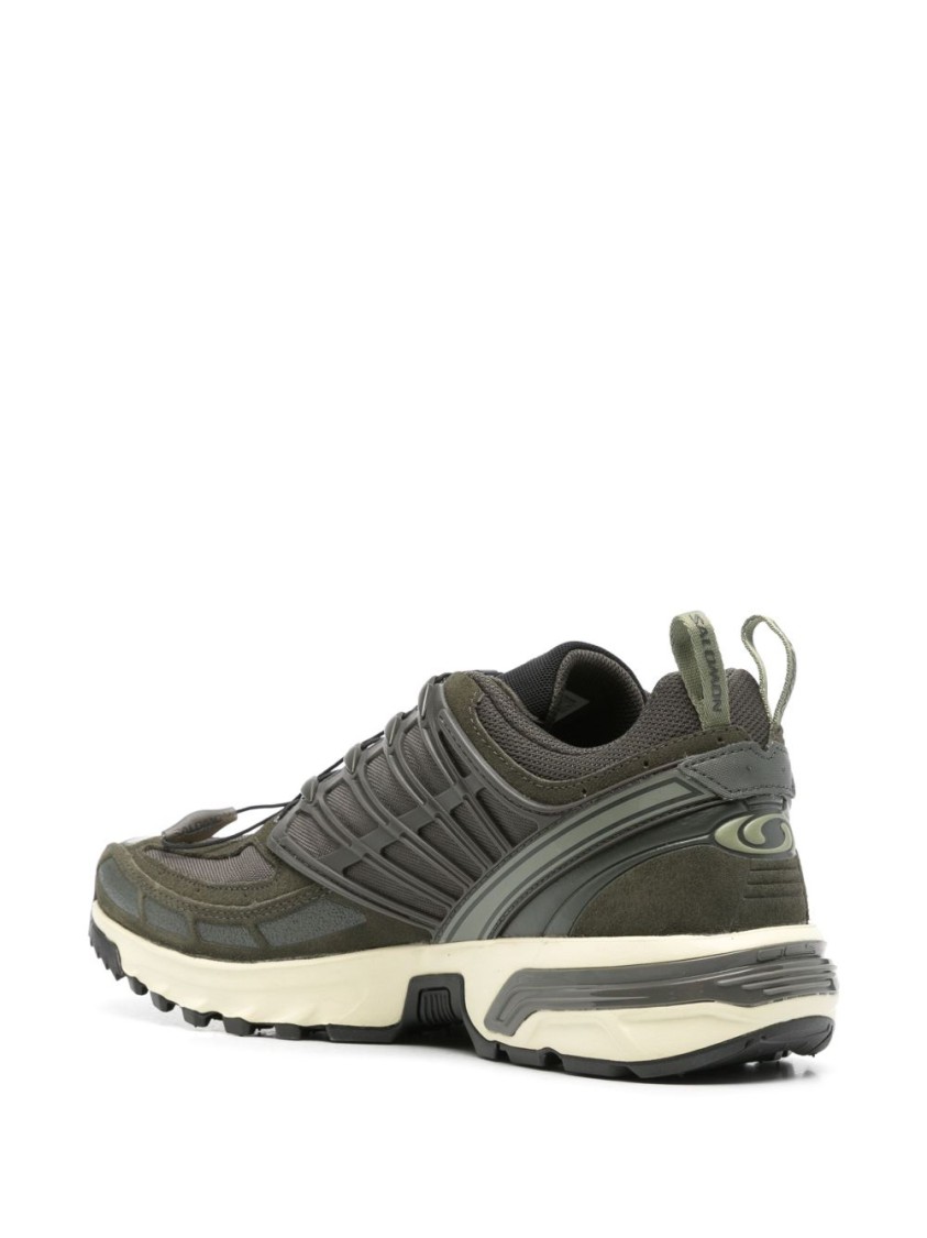 Salomon Military Green Acs Pro Leather Sneaker