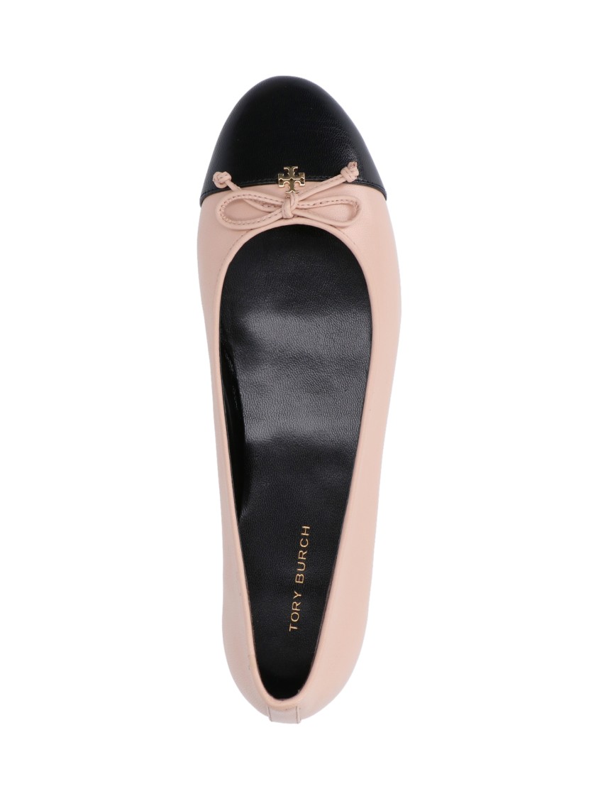 Tory Burch Cap-toe Ballet Rose In Pink