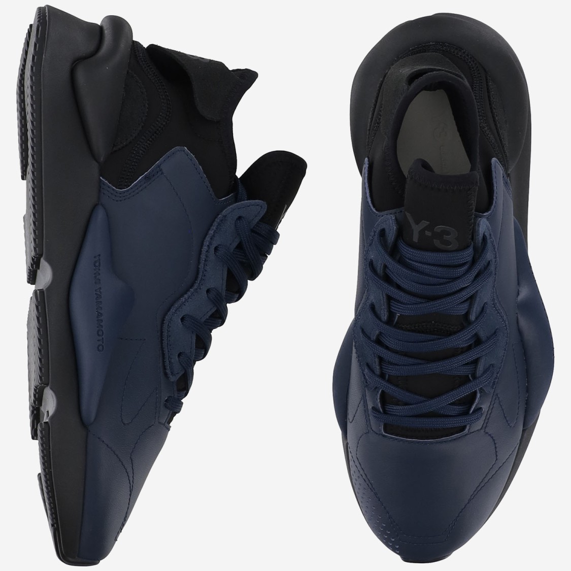 Shop Y-3 Kaiwa Sneakers In Blue