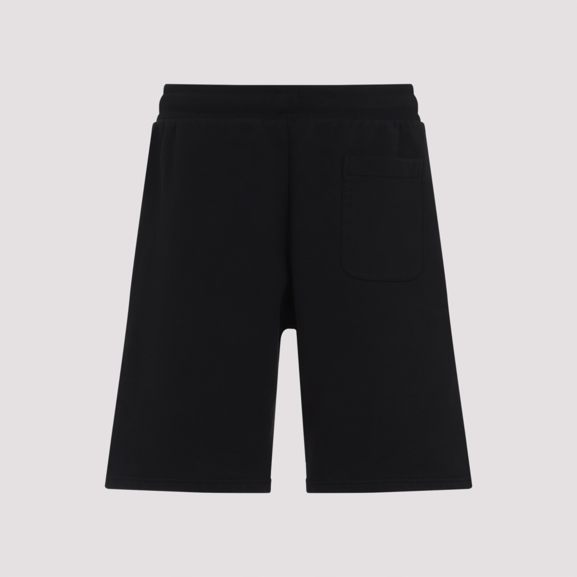 AMI ALEXANDRE MATTIUSSI AMI STRAIGHT ADC DYE BLACK COTTON SHORTS