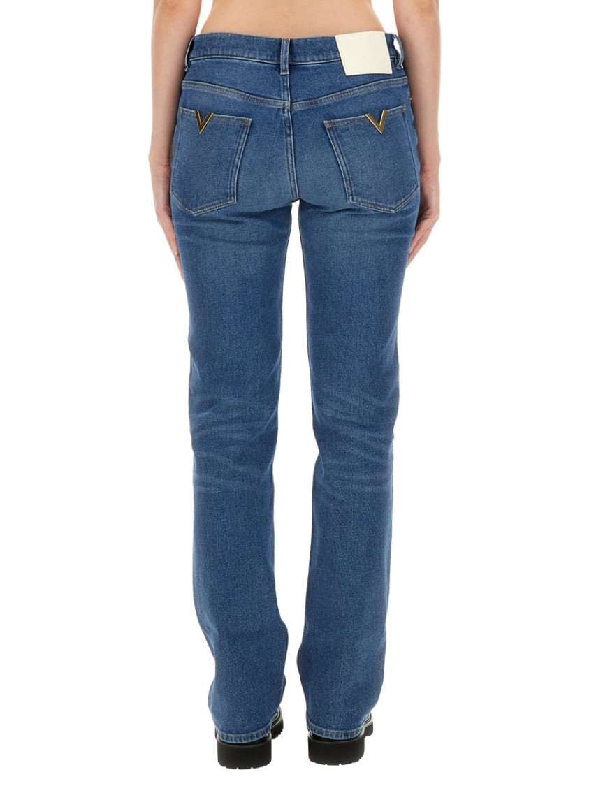 VALENTINO VALENTINO CLASSIC STRAIGHT-LEG DENIM PANTS