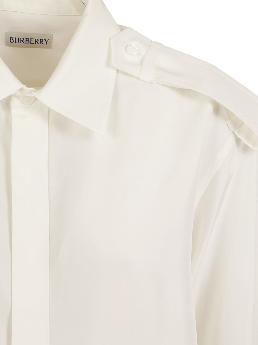 Burberry Shirts In Neutral