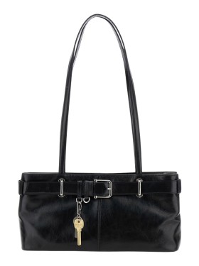 Osoi Cassette Bag - Leather - Black in Black | THE LIST