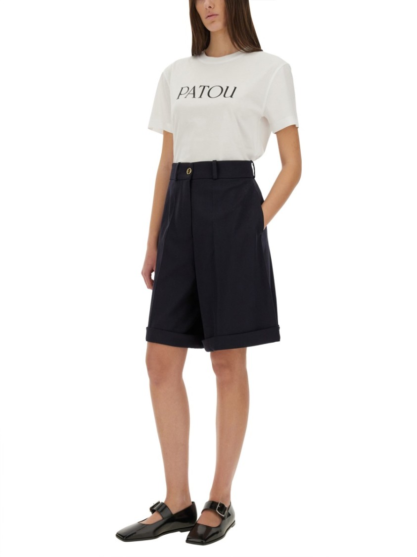Shop Patou Logo Print T-shirt
