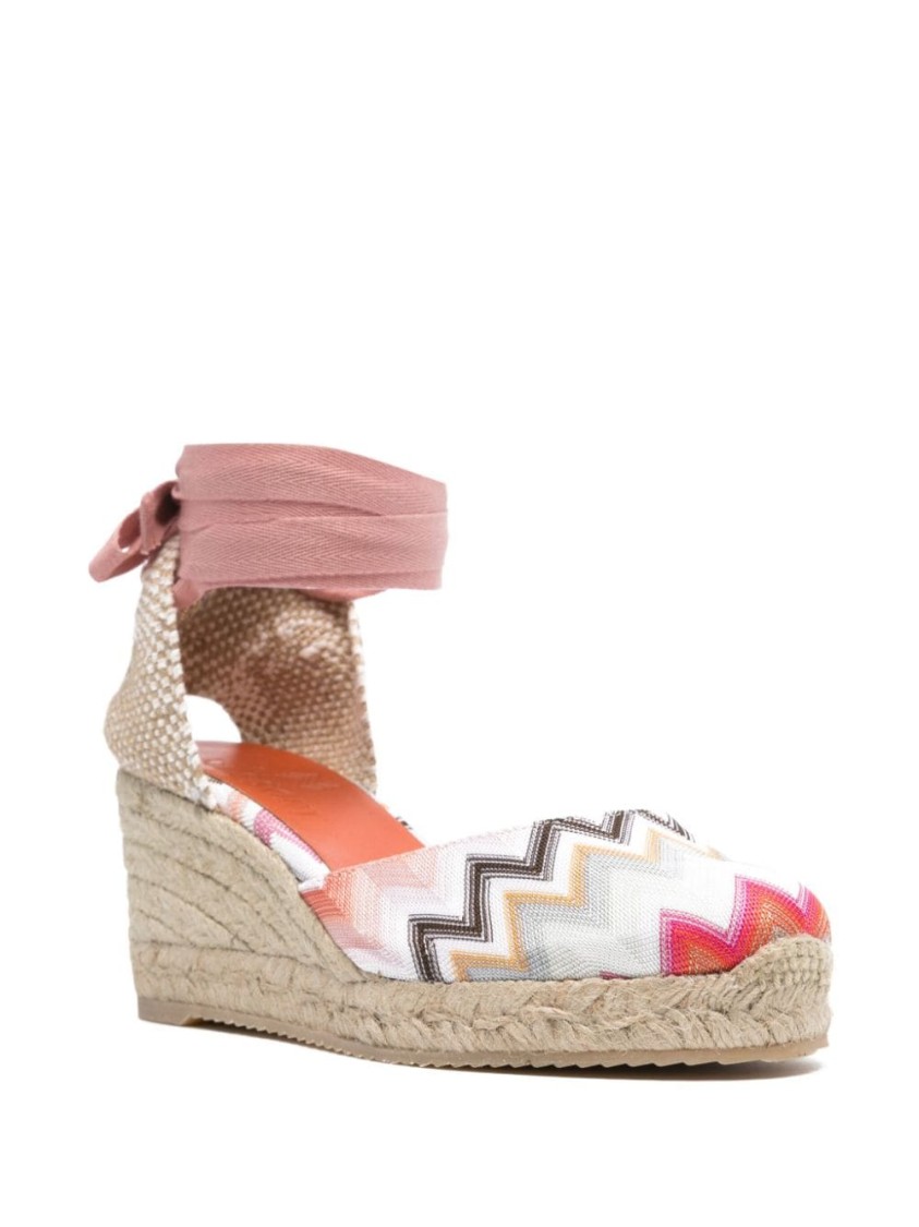 MISSONI MISSONI EVA 60 WAVE PINK ESPADRILLE WE 
