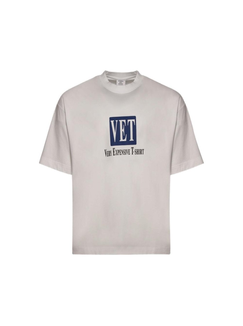 送関込★VETEMENTS  vet cropped boxy t-shirt VET CROPPED CROPPED BOXY BLACK T-SHIRT