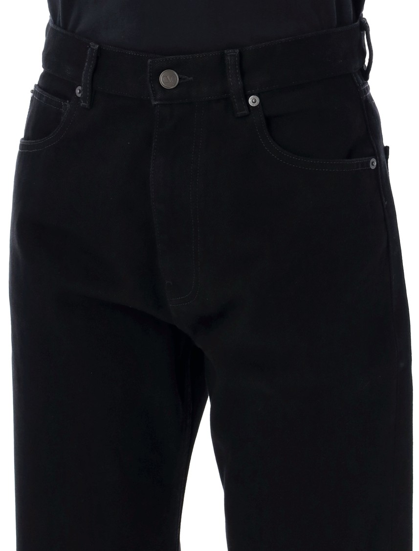 Shop Valentino Straight Denim Pants