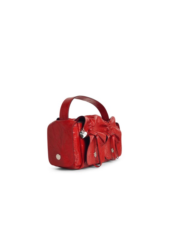 ショルダーバッグ・ポシェット Acne Studios 'Multipocket' Shiny Red Leather Bag Acne Studios - Multipocket bag - Red